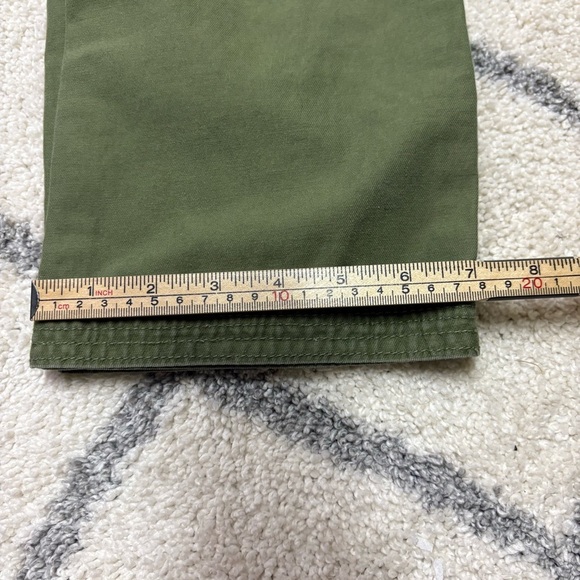3/$30 Gap Kids Cargo Pants Girl 16 Slim Cotton Khaki Green Adjustable Waist Rae - Picture 9 of 9